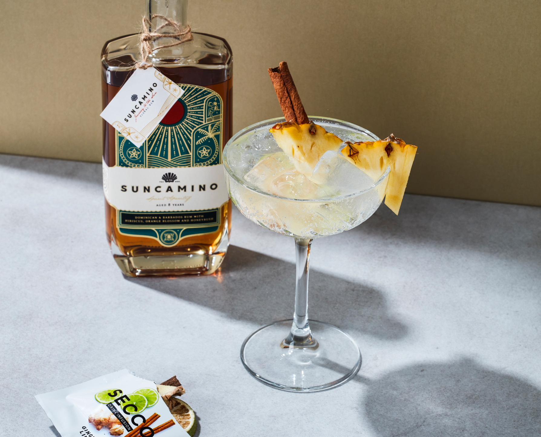 Pineapple Ginger Jamaican Rum Punch