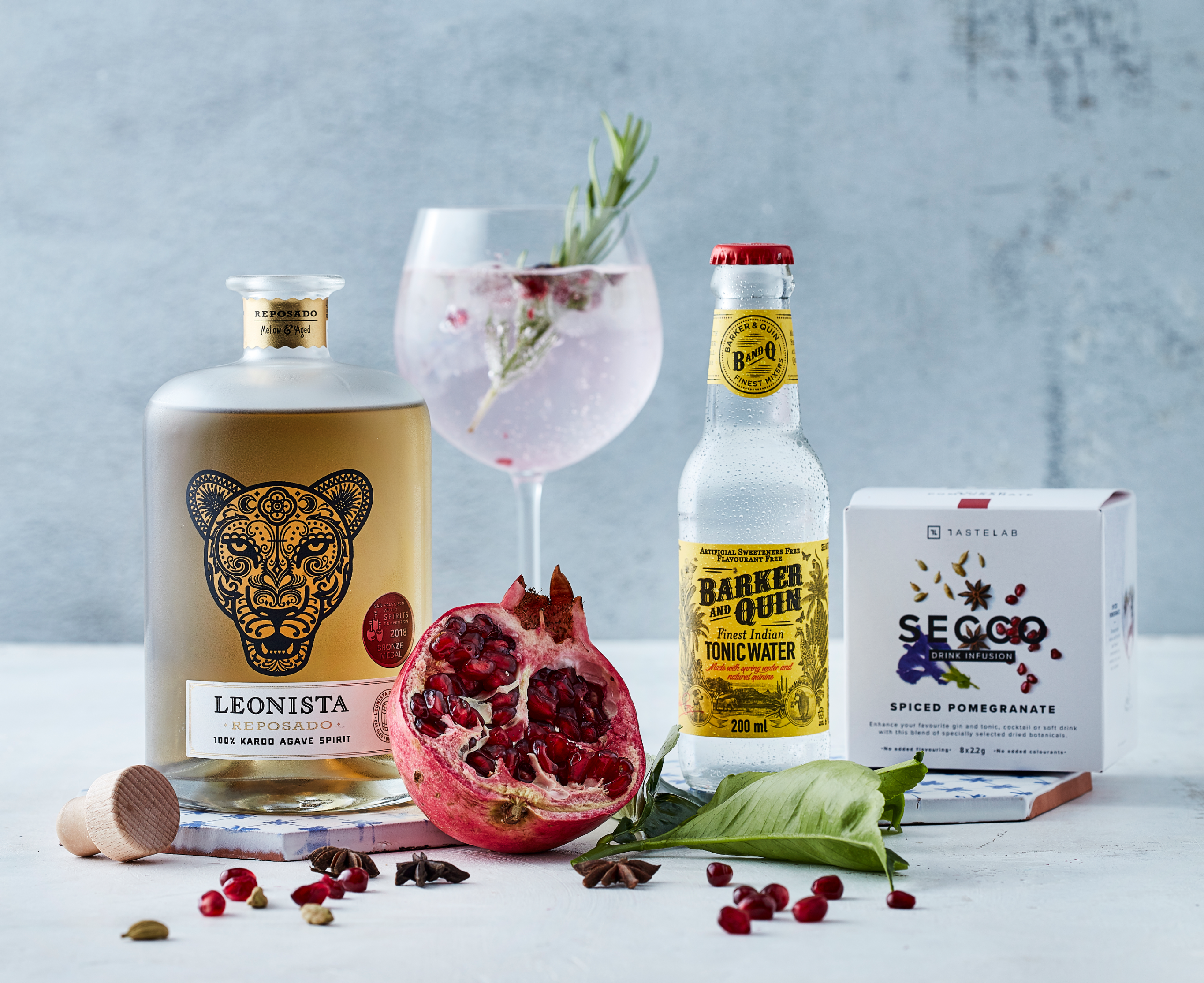 Rosemary Spiced Pomegranate G&T