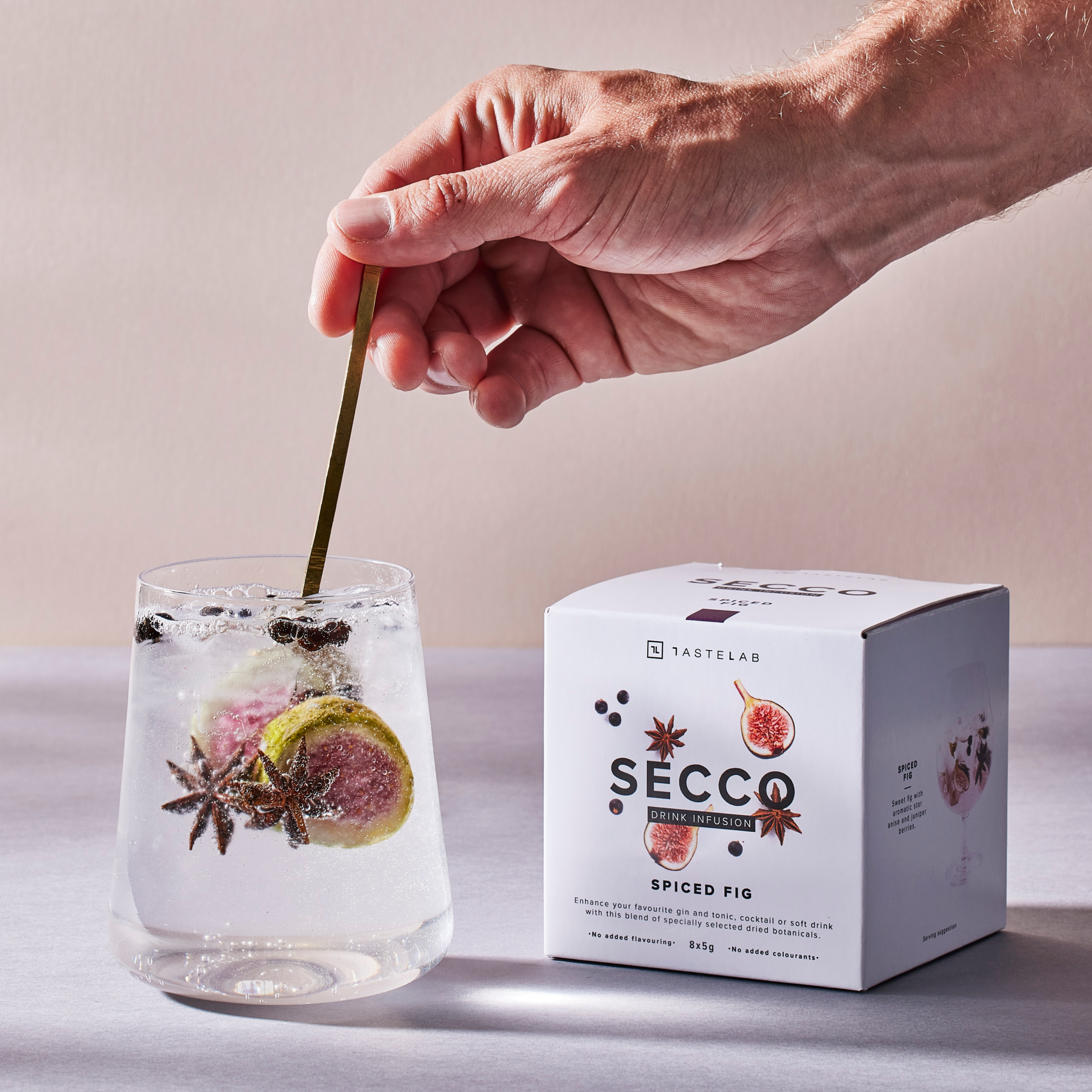 Spiced Fig Drink Infusion for Cocktails & Mocktails