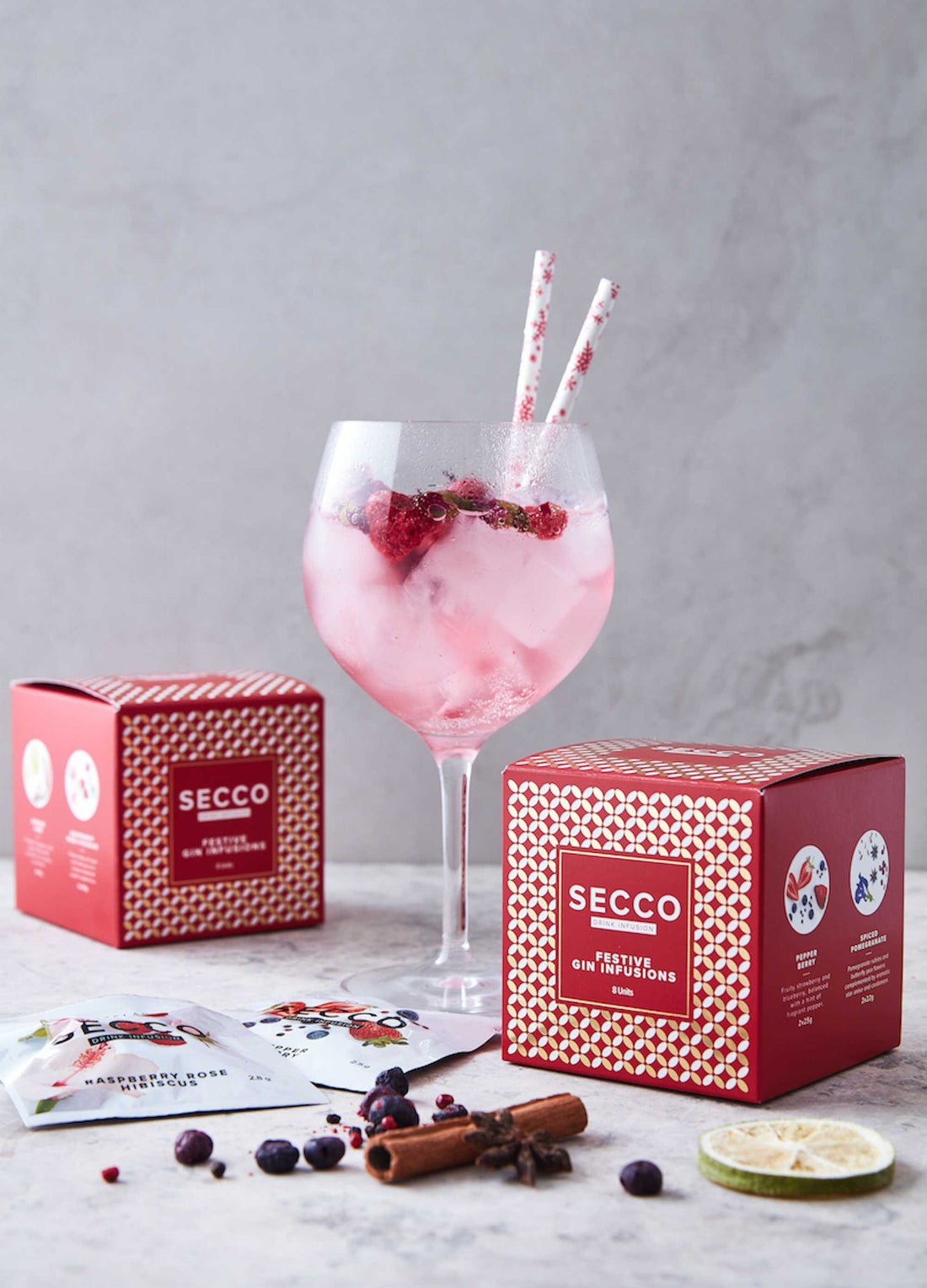 Secco Festive Variety Infusion Gift Box for Cocktail &amp; Mocktail