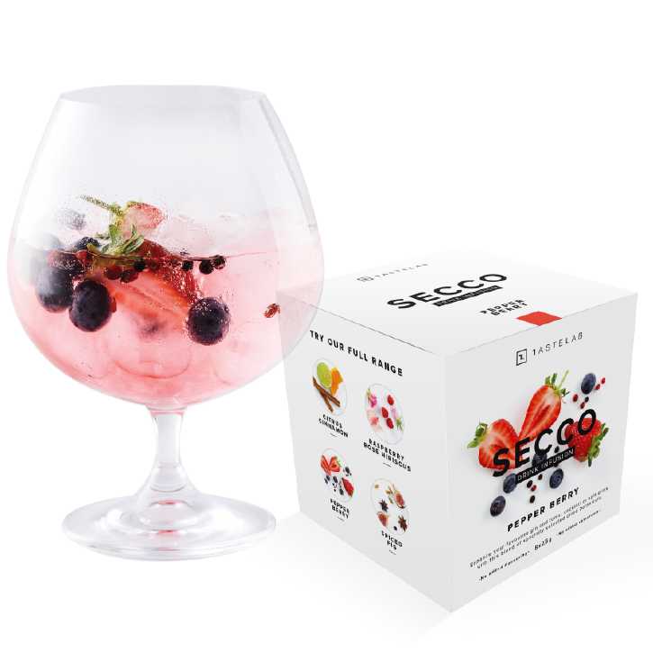 Secco Pepper Berry Gin Drink Infusion for Cocktail & Mocktail